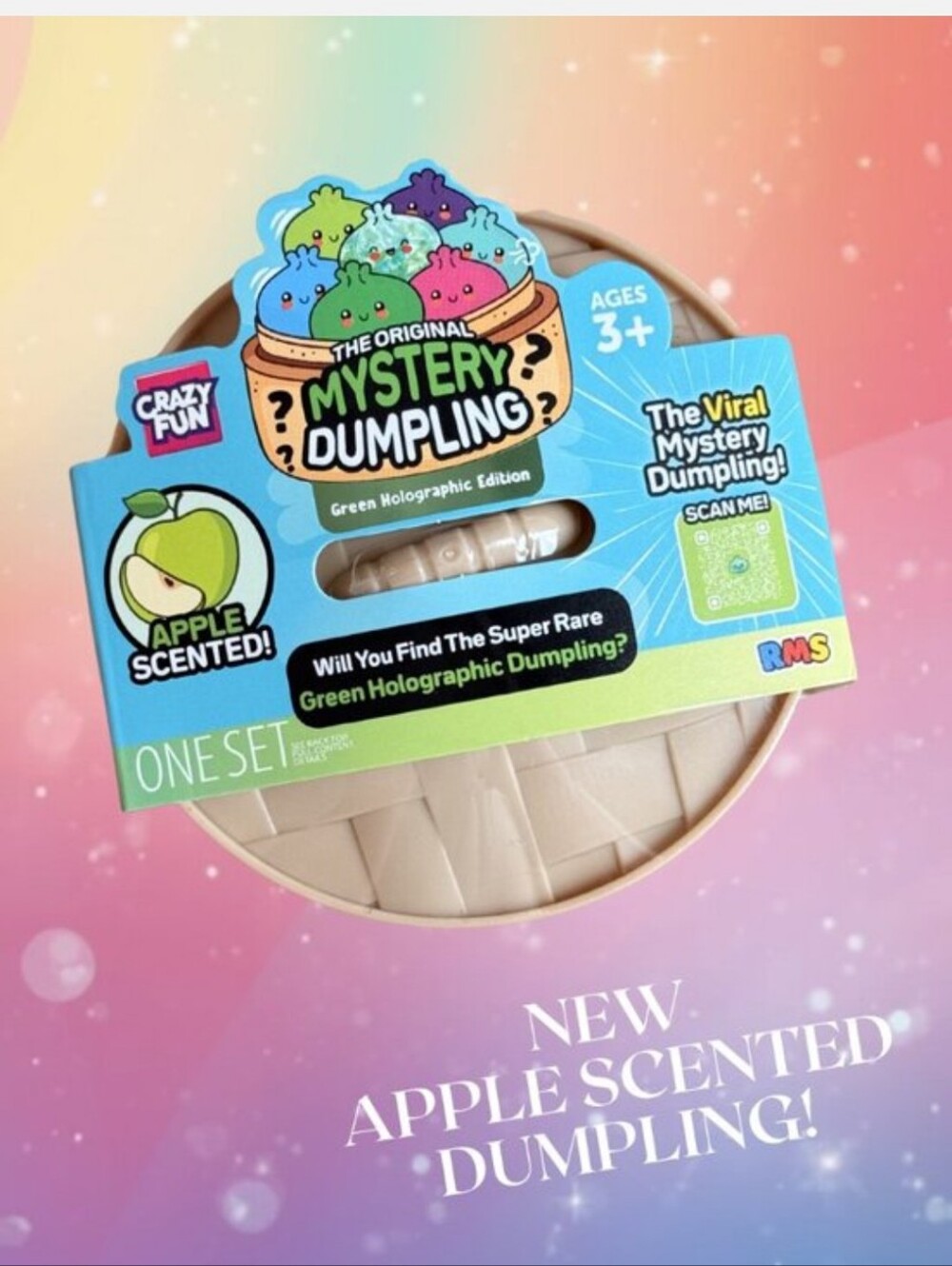 The Original Mystery Dumpling - Apple Scented (Green Holographic Edition)